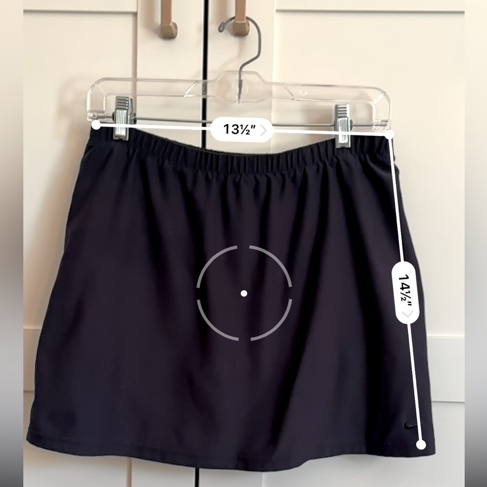 Nike Black Women's Skort in Black Size Medium Tennis Golf Pickleball - Picture 5 of 5